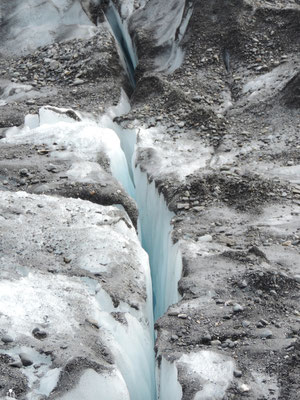 Crevasse in the Glacier