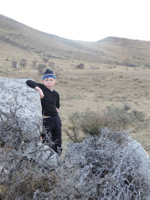 Will at Kura Tawhiti Limestone boulder formations