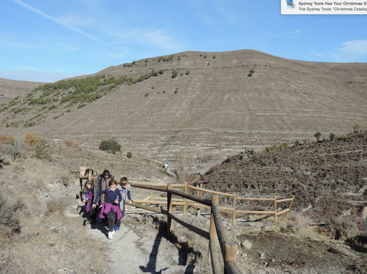 Climbing the hill in Encose
