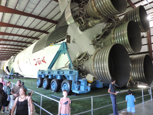 Will in front of a Saturn V Rocket.... No biggy