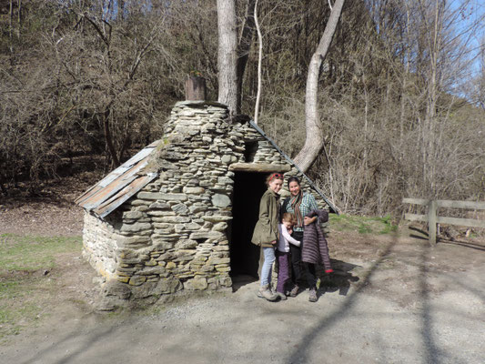Chinese miners huts, Arrow River, Arrowtown