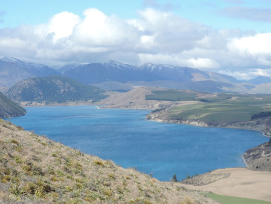 Lake Coleridge Intake from Peak Hill