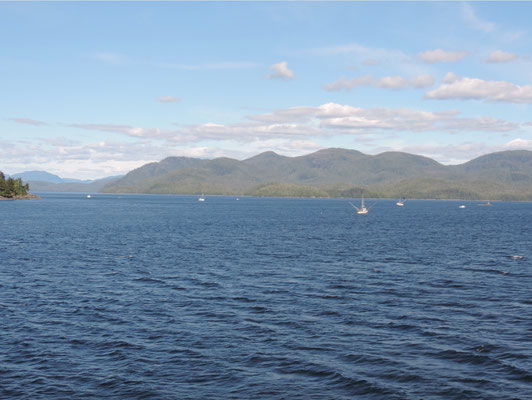 Trawlers work the Inside Passage