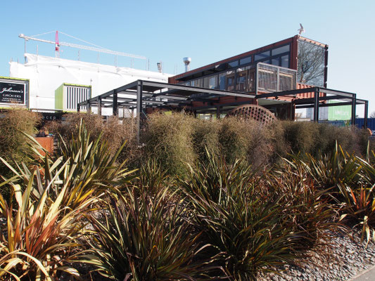 Temporary containerised shops, Christchurch