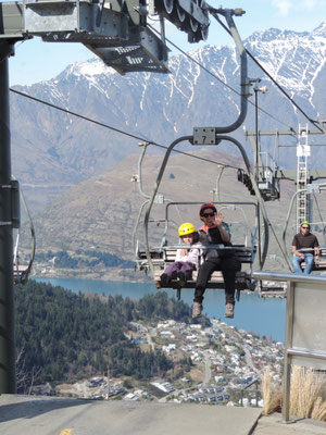 Chair ride to the top