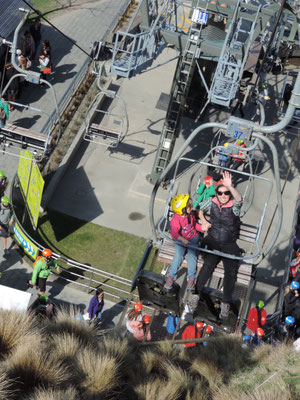 Chair ride to the top