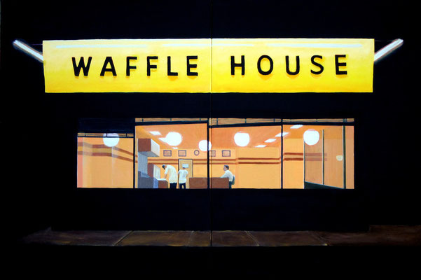Waffle House.  (Second Place, Viridian Artists 23rd International Juried Exhibition, 2012)