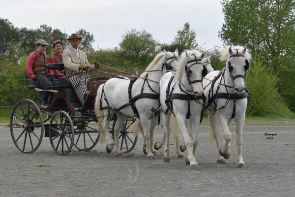 Concours d'attelage à Cap Découverte les 22 & 23 Avril 2023 - Amateur 1 grand prix poney team meneur SALGE Camille