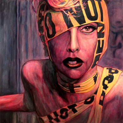 Original Portrait Painting of Lady Gaga, american Singer, Songwriter and Actress. One Oscar, sixteen Grammys and two Golden Globes. 