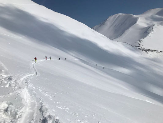 Gudauri: Aufstieg zum Mount Bidara