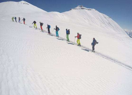 Gudauri: Aufstieg zum Mount Sadzele