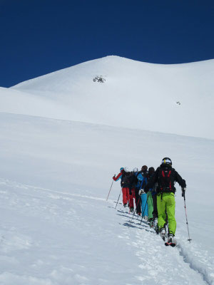 Gudauri: Aufstieg zum Mount Sadzele