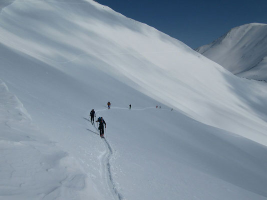 Gudauri: Aufstieg zum Mount Bidara