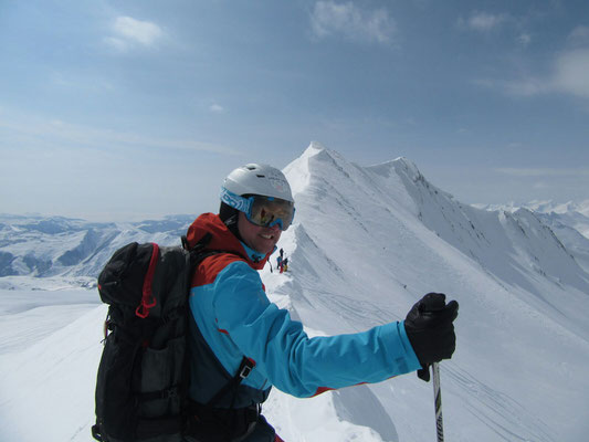 Gudauri: Gipfelgrat am Mount Bidara