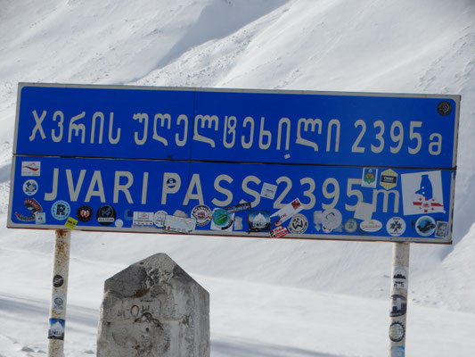 Gudauri: Javri Pass an der Kreuzpassstraße