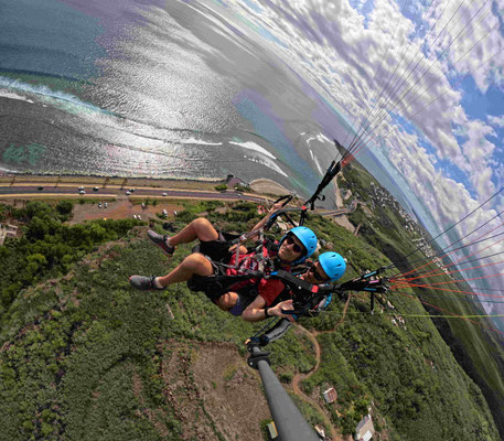 VOL EN PARAPENTE A SAINT LEU