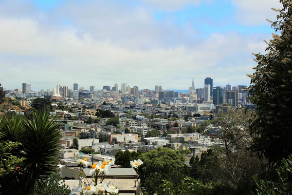 PANORAMA L'OUEST DE CASTRO ET SAN FRANCISCO CALIFORNIE