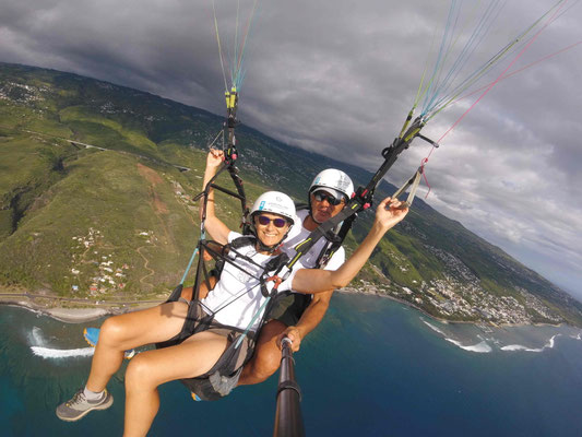 VOL EN PARAPENTE A SAINT LEU