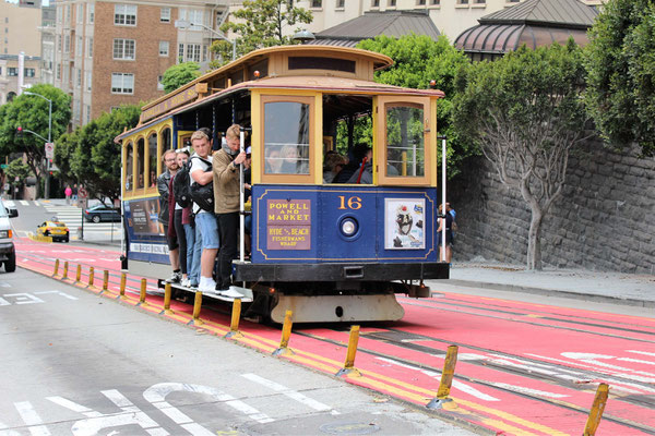  LE CABLE DANS MASON STREET SAN FRANCISCO CALIFORNIE