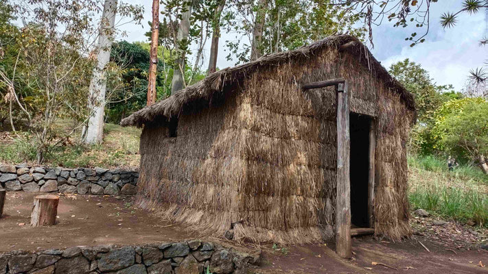 TYPE D'HABITATION AU DEBUT DE LA COLONISATION AU MASCARIN JARDIN BOTANIQUE DE LA REUNION