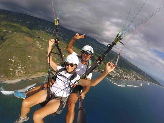 VOL EN PARAPENTE A SAINT LEU
