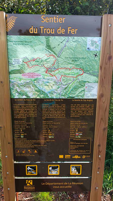 PANNEAU INFO RANDO DU TROU DE FER