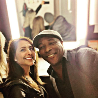 Eddie Diese et la chanteuse Corinne Jackson