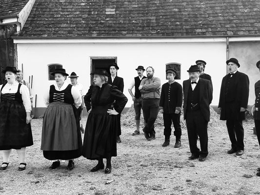 Abschlusszene Die Lerche von Hinterkaifeck