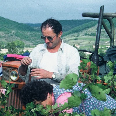 1982 - Alphonse ROBERT - Premières vendanges au Mas d'Intras