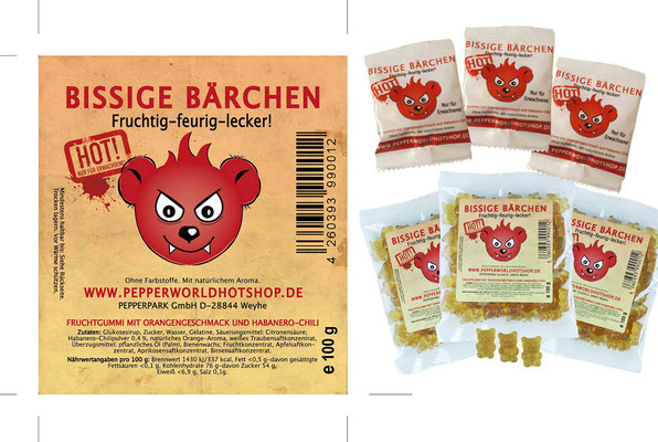 Packaging "Bissige Bärchen", pepperworld.com