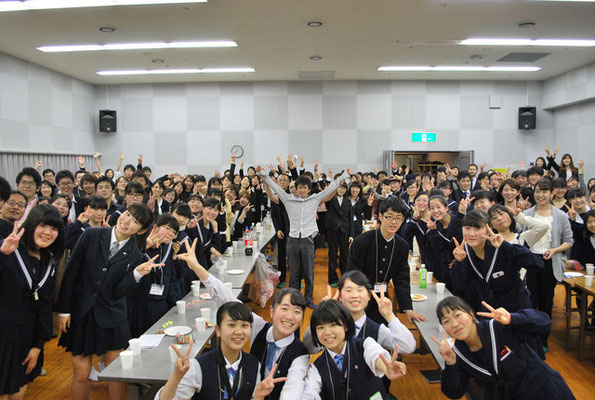 本番後のレセプションも大盛り上がり！