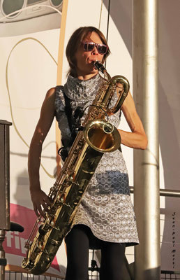 Céline Bonacina, Paris Jazz Festival, july 23rd, 2022.