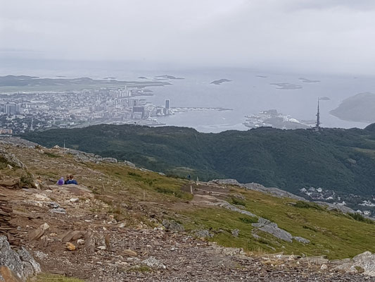 Blick vom Keiservarden auf Bodø