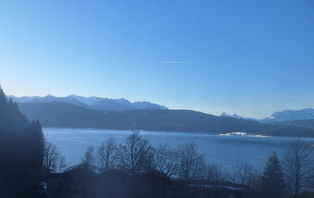 Am Walchensee endlich aus dem Nebel
