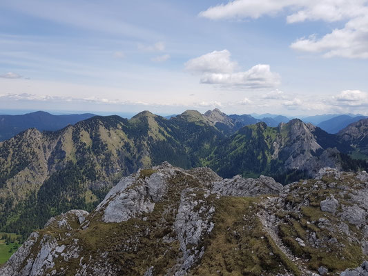 Blick nach Osten u.a. Gr. Klammspitze