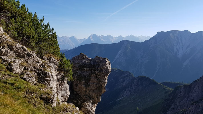 Pleißenspitze in der Bildmitte