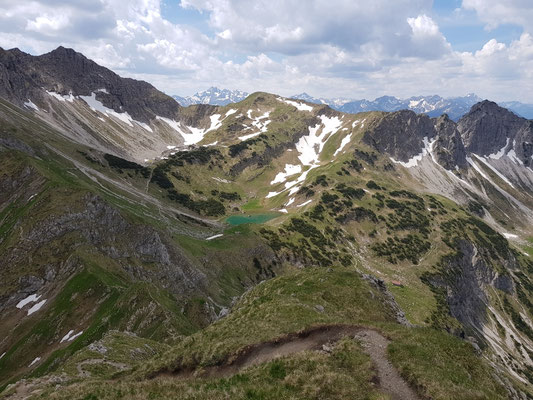 Nebelhorn und Oberer Gaisalpsee
