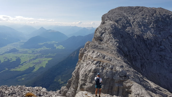 Rückblick zum Westgipfel