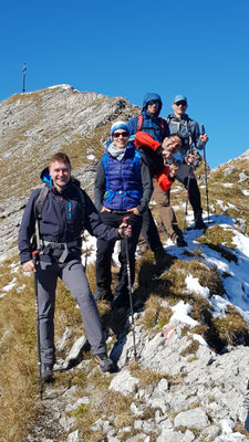 beim Abstieg von der Hochschrutte