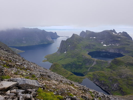 Reinefjorden und Tennesvatnet