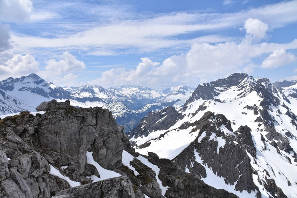 Richtung Schafalpenköpfe (S)