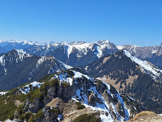 Gipfelaussicht nach Westen