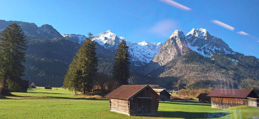 Blick aus dem Zugfenster 