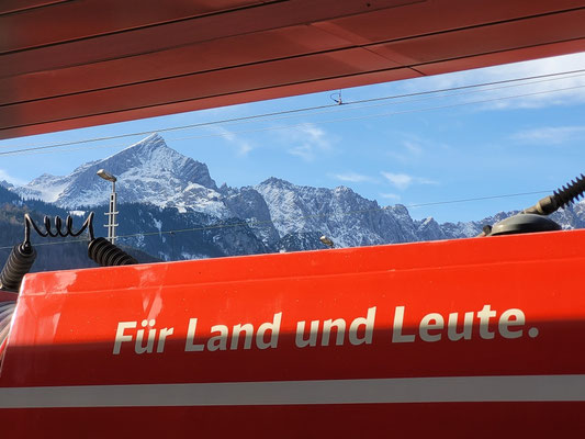 Umsteigen in Garmisch-Partenkirchen