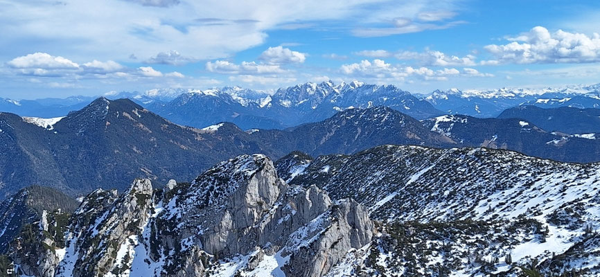 Gipfel, Blick nach Osten