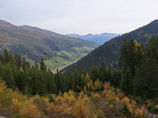Blick Tal auswärts 