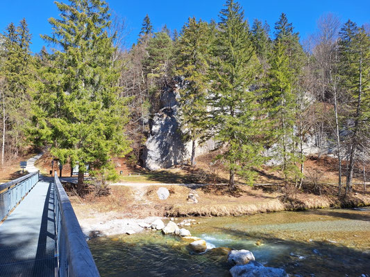 Loisachbrücke am Herrgottsschrofen 