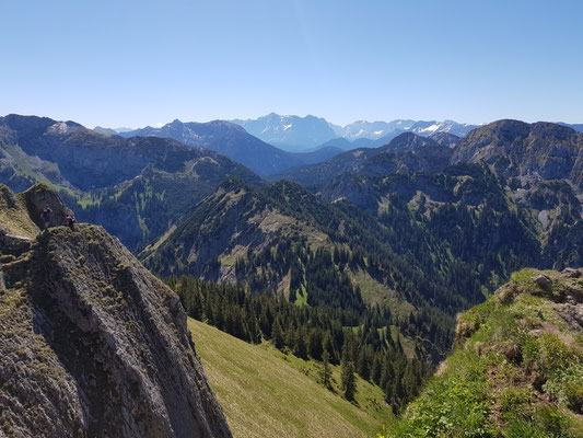 und in Richtung Zugspitze