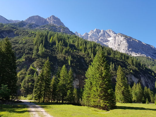 Blick vom Bikedepot auf die Pleißenspitze