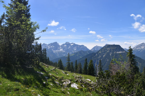 Östliche Karwendelspitze und Vogelkarspitze